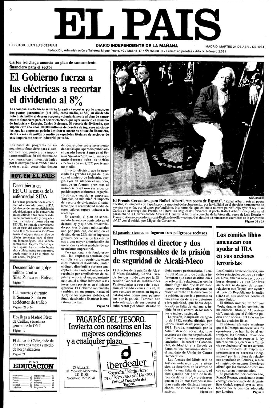 24 de Abril de 1984