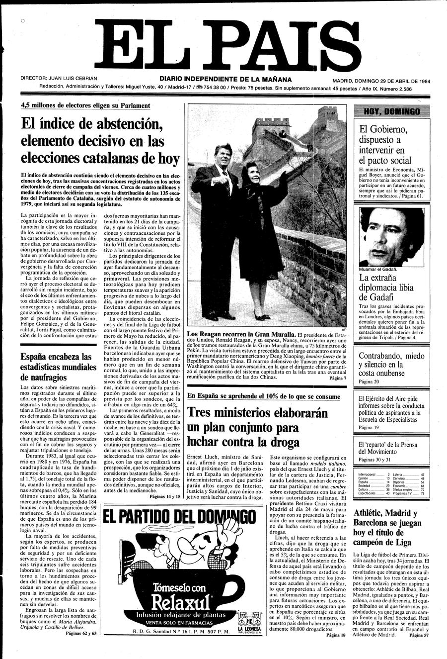29 de Abril de 1984