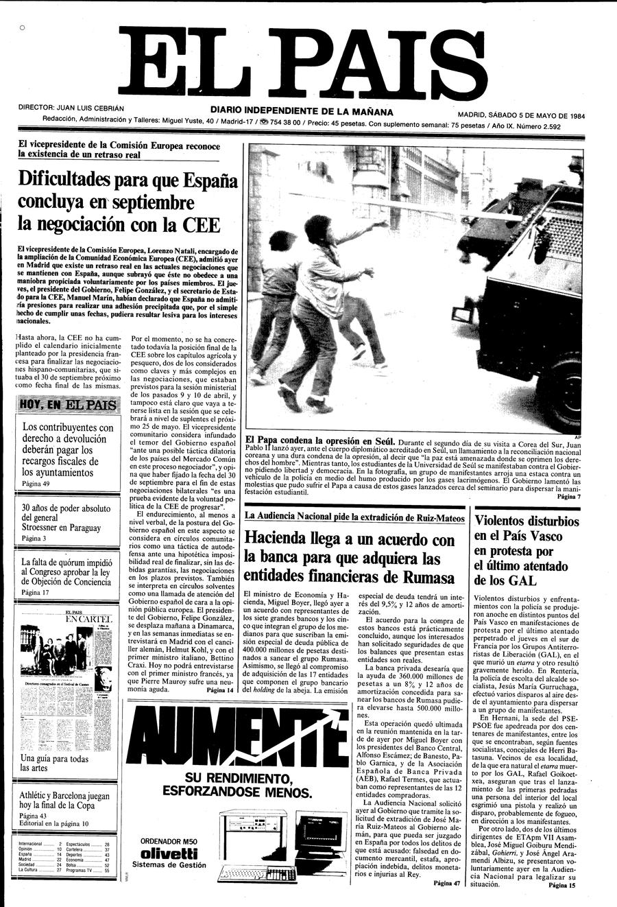 5 de Mayo de 1984