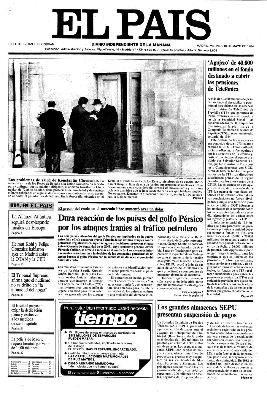 18 de Mayo de 1984