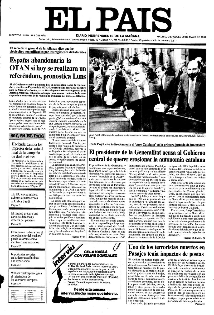 30 de Mayo de 1984