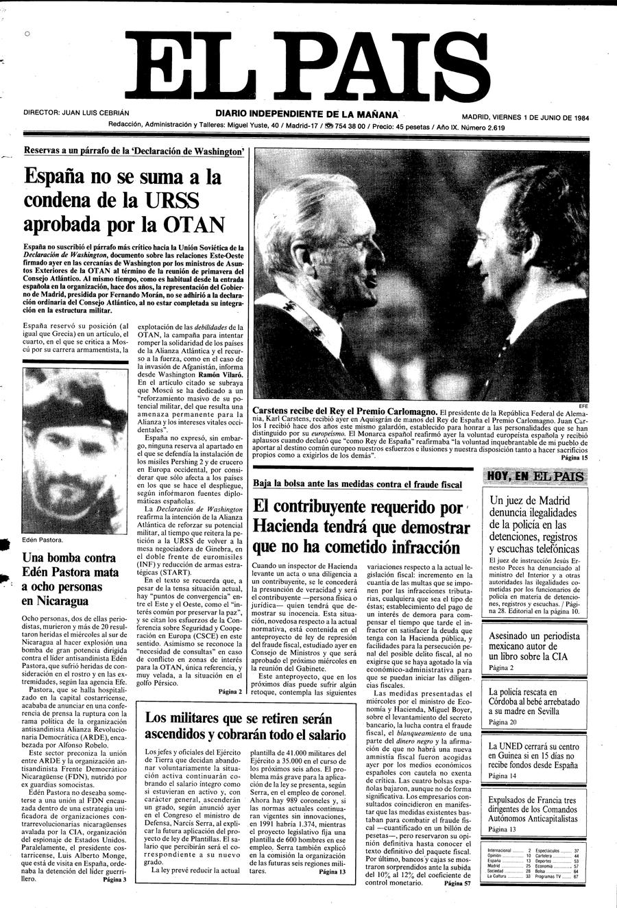 1 de Junio de 1984