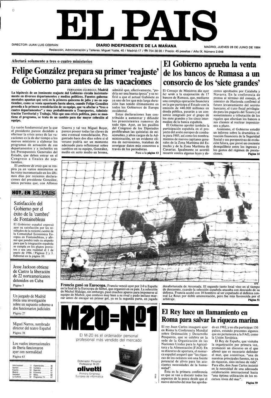 28 de Junio de 1984
