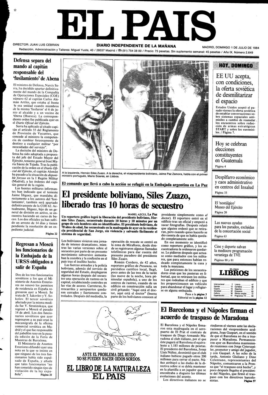 1 de Julio de 1984
