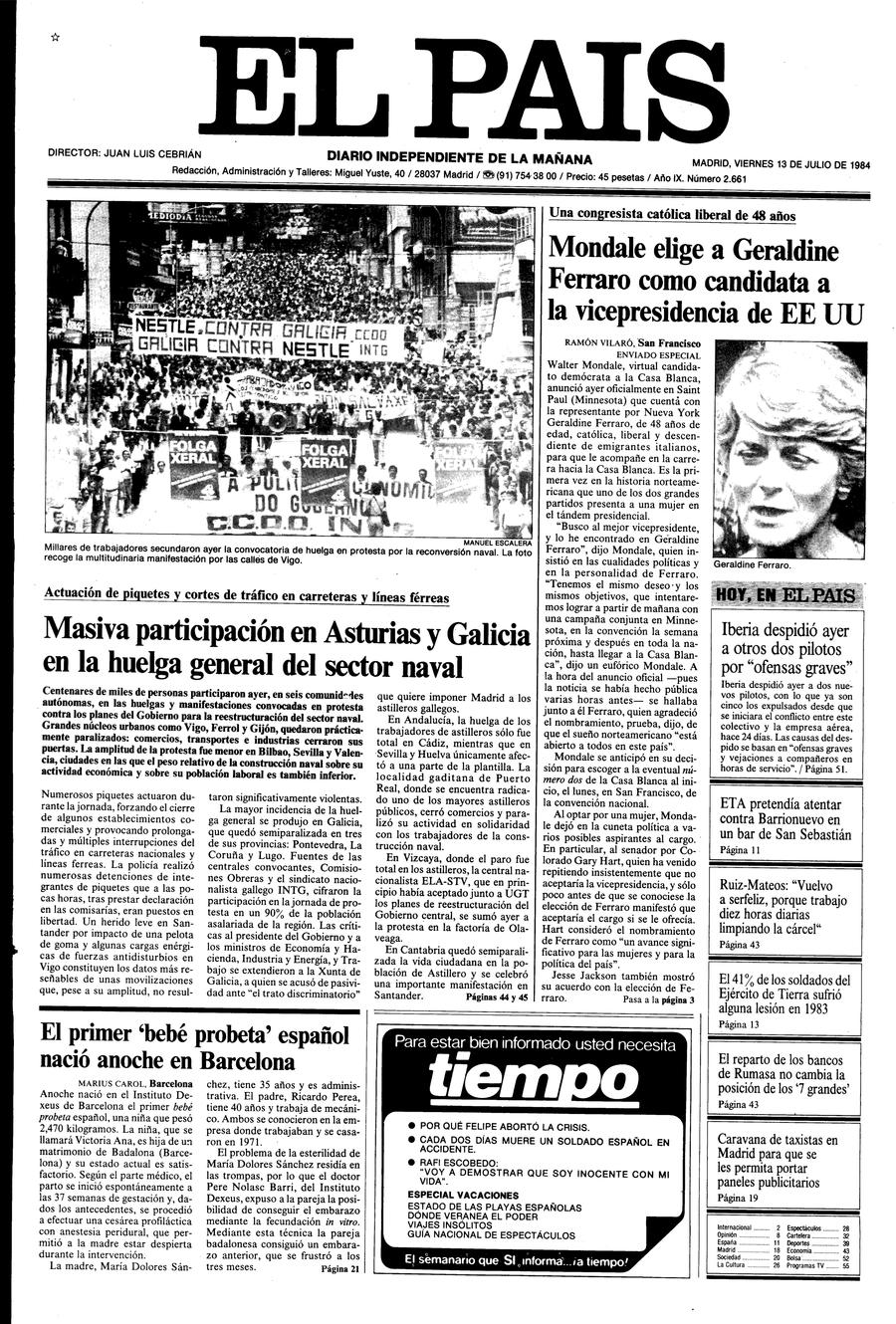 13 de Julio de 1984