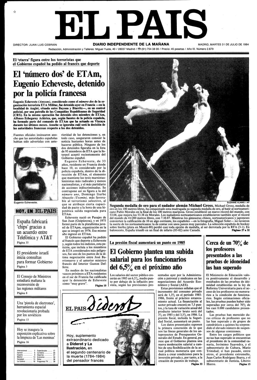 31 de Julio de 1984