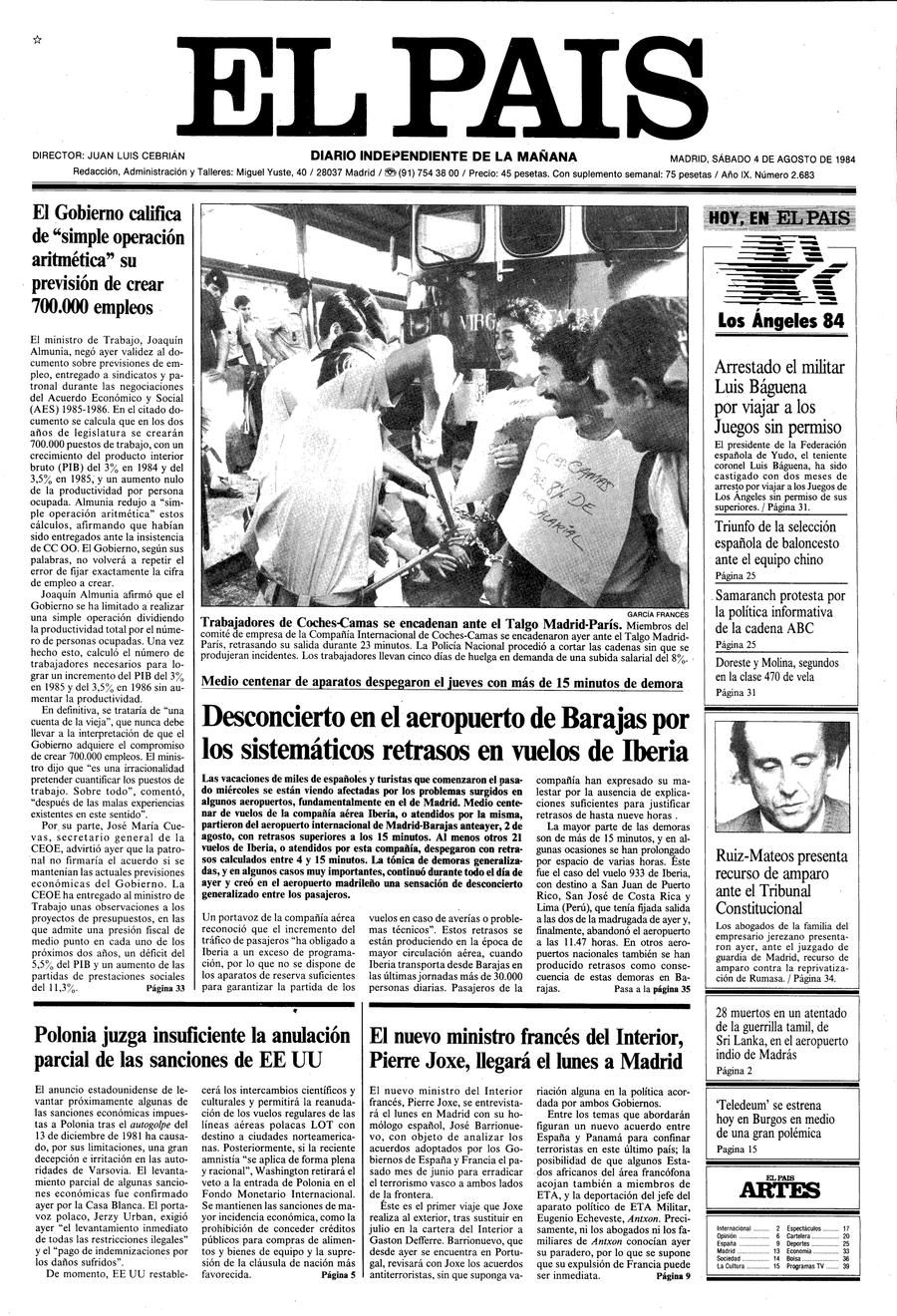 4 de Agosto de 1984
