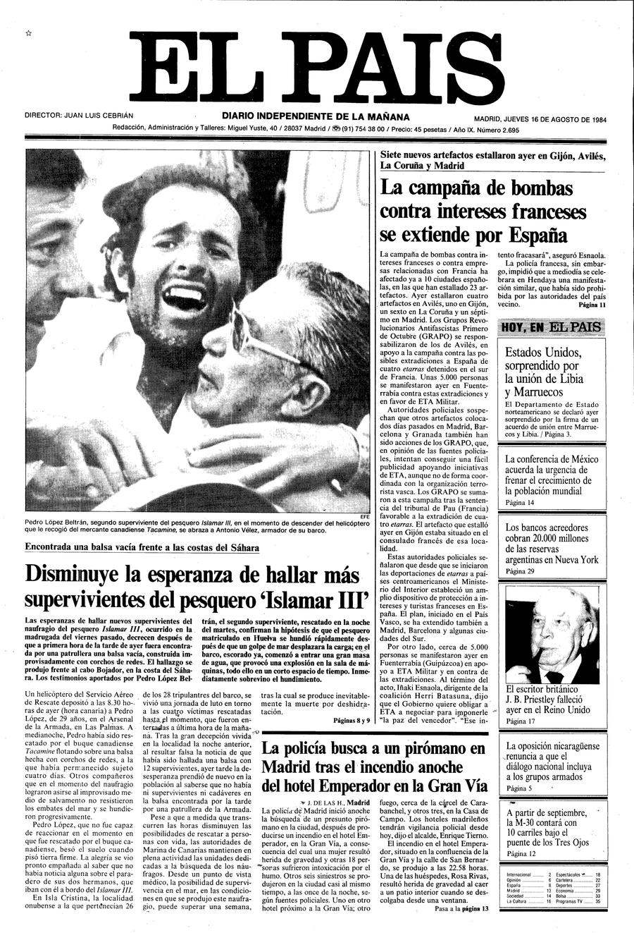 16 de Agosto de 1984