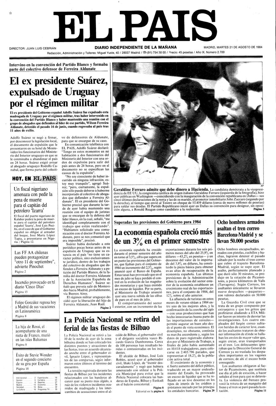21 de Agosto de 1984
