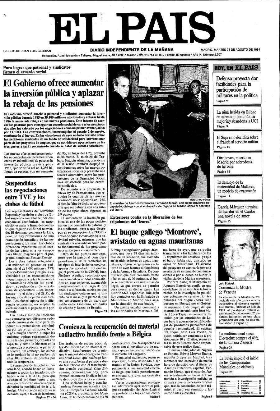 28 de Agosto de 1984