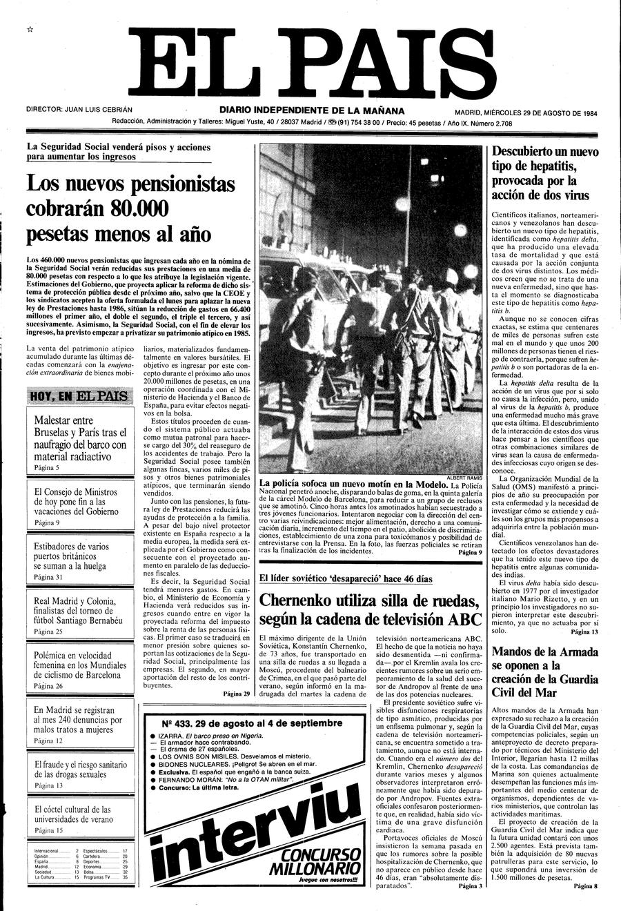 29 de Agosto de 1984
