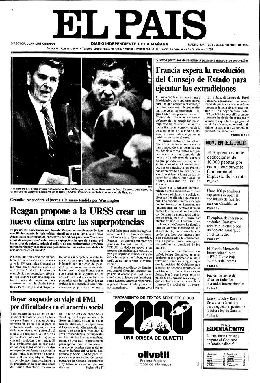 25 de Septiembre de 1984