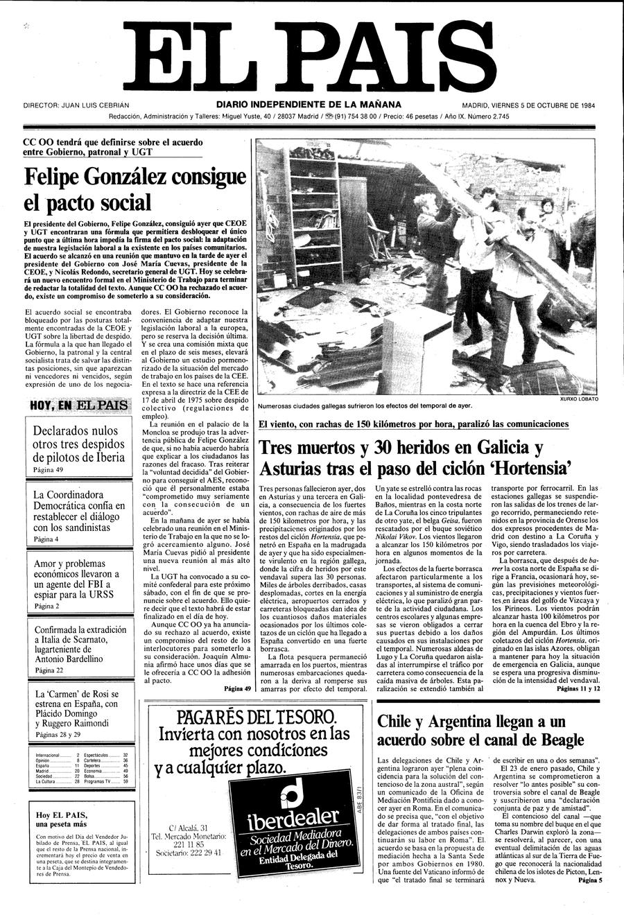 5 de Octubre de 1984