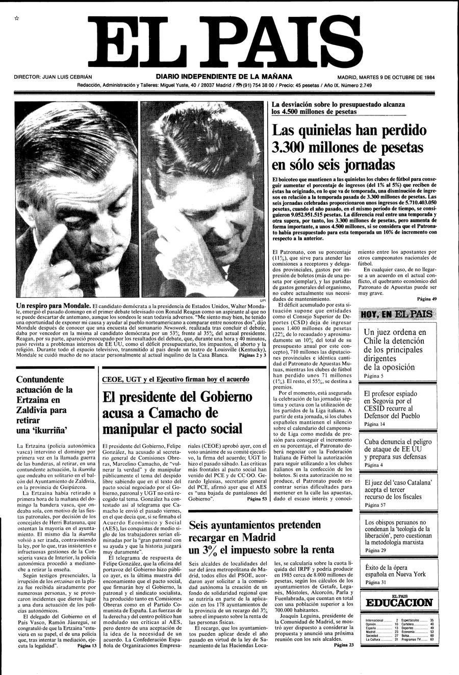 9 de Octubre de 1984