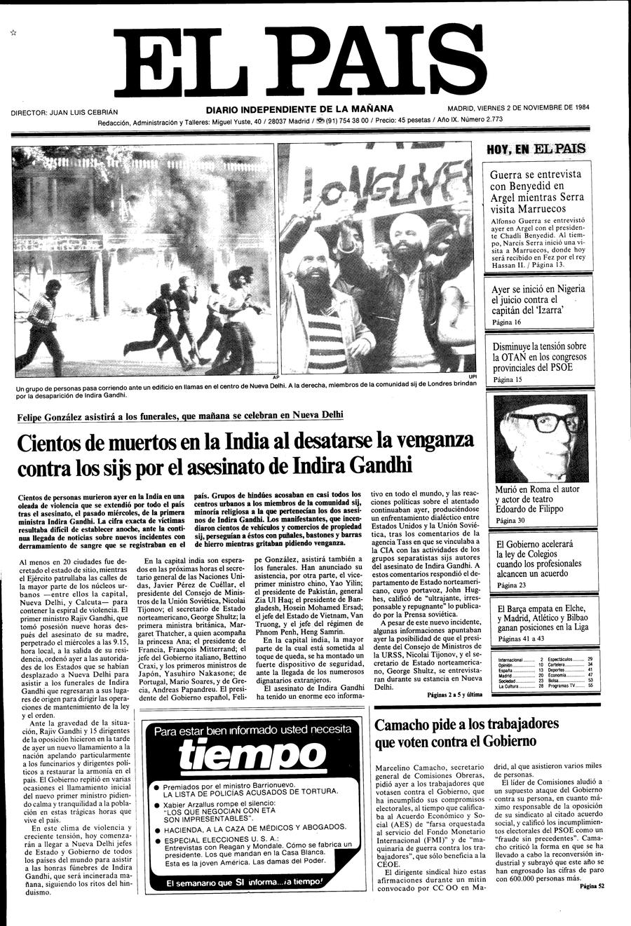 2 de Noviembre de 1984