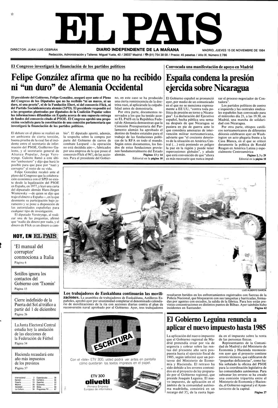 15 de Noviembre de 1984