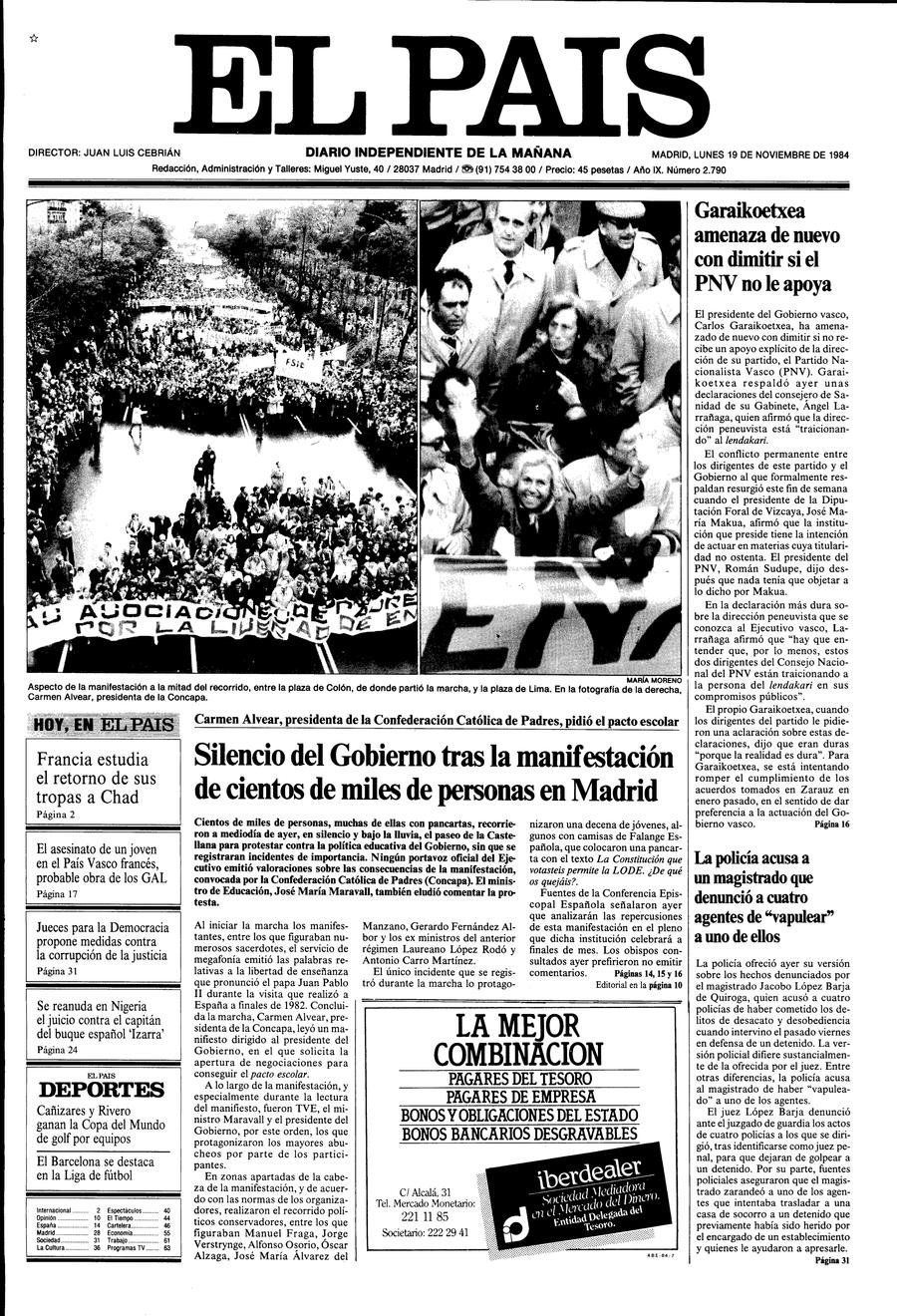 19 de Noviembre de 1984