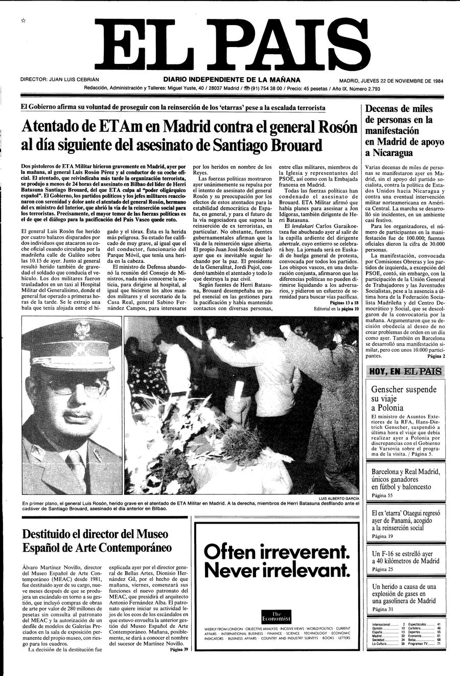 22 de Noviembre de 1984