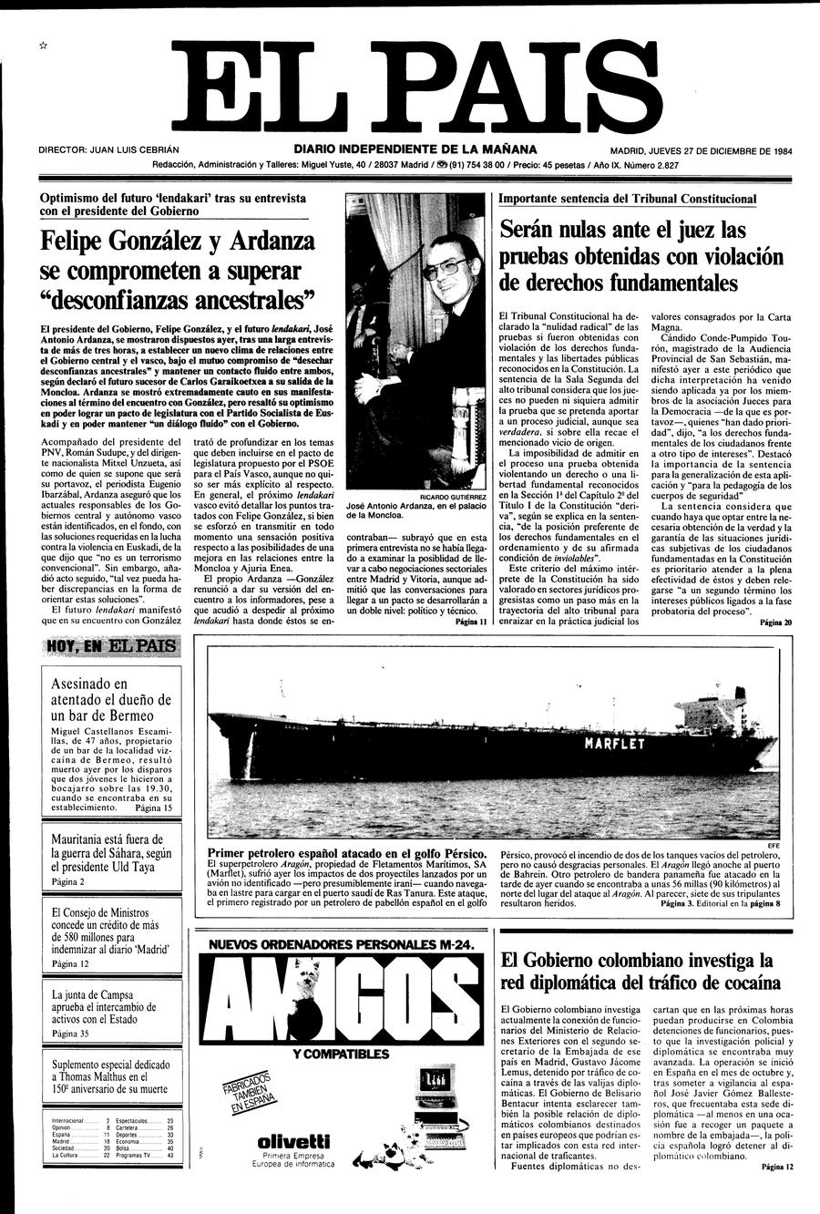 27 de Diciembre de 1984