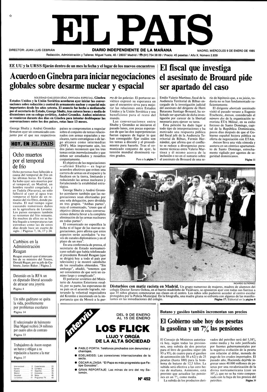 9 enero 1985