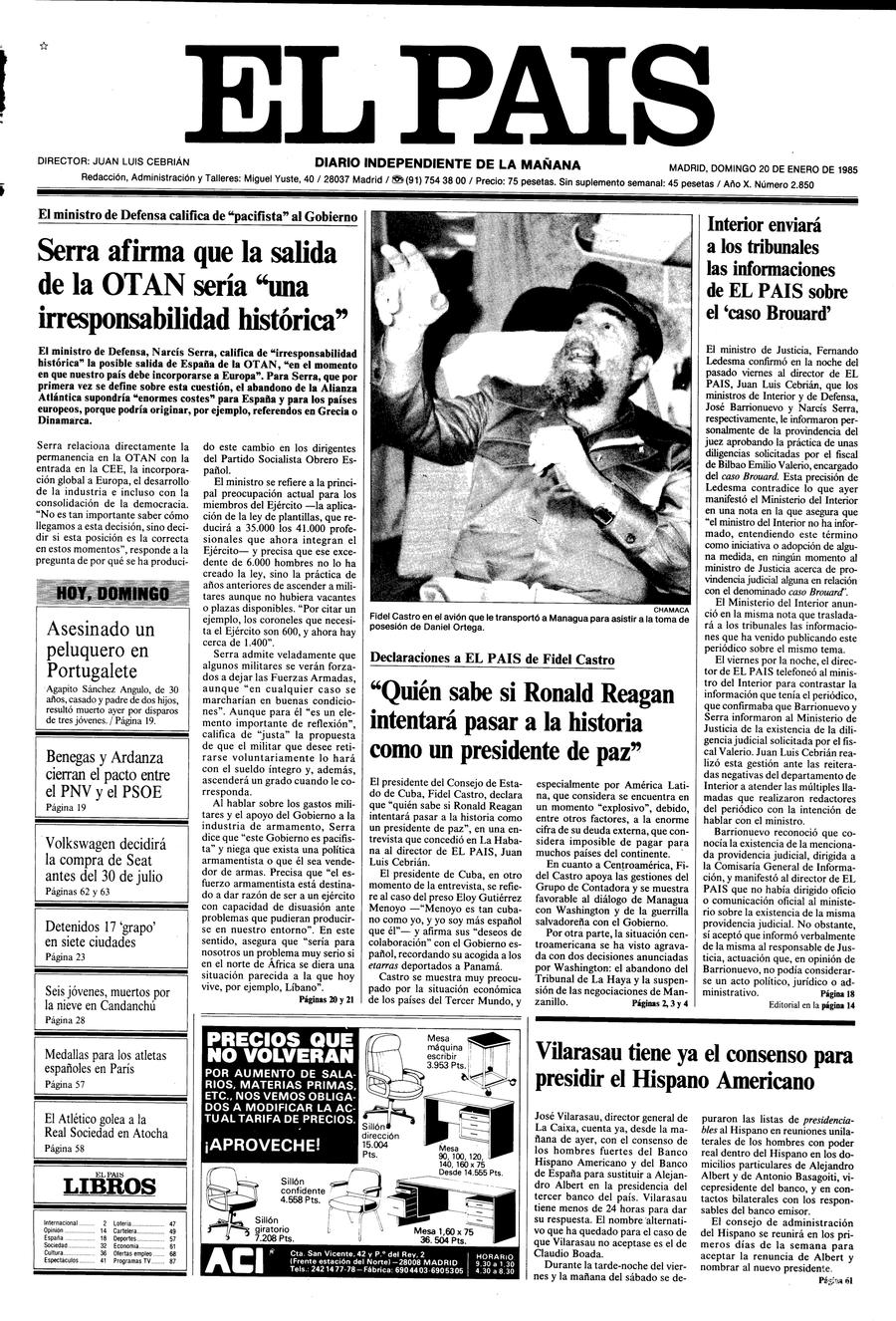 20 enero 1985