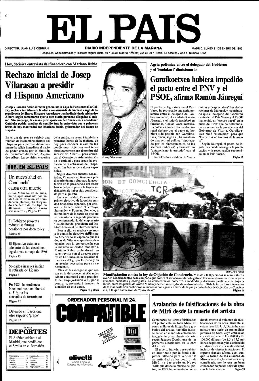 21 enero 1985