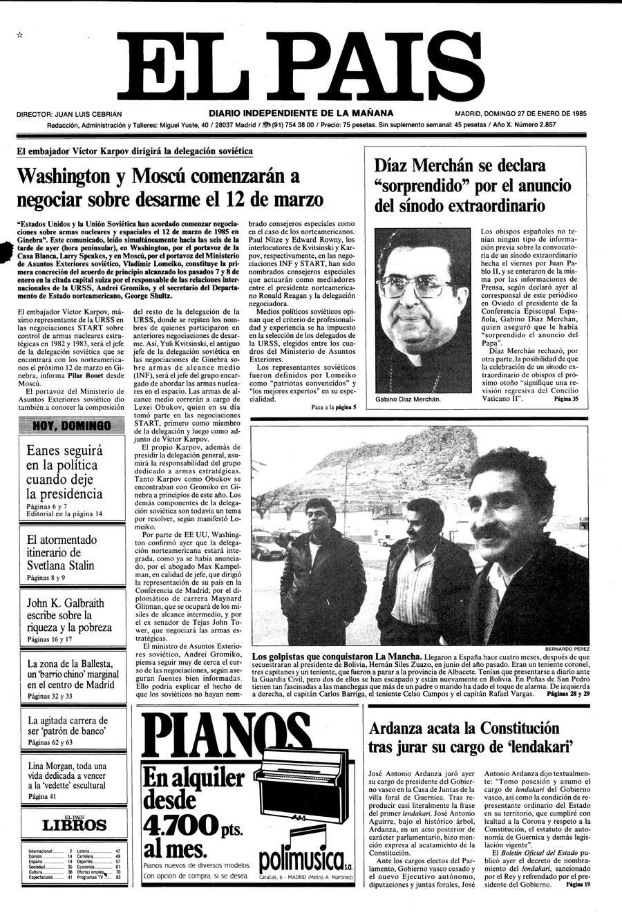 27 enero 1985