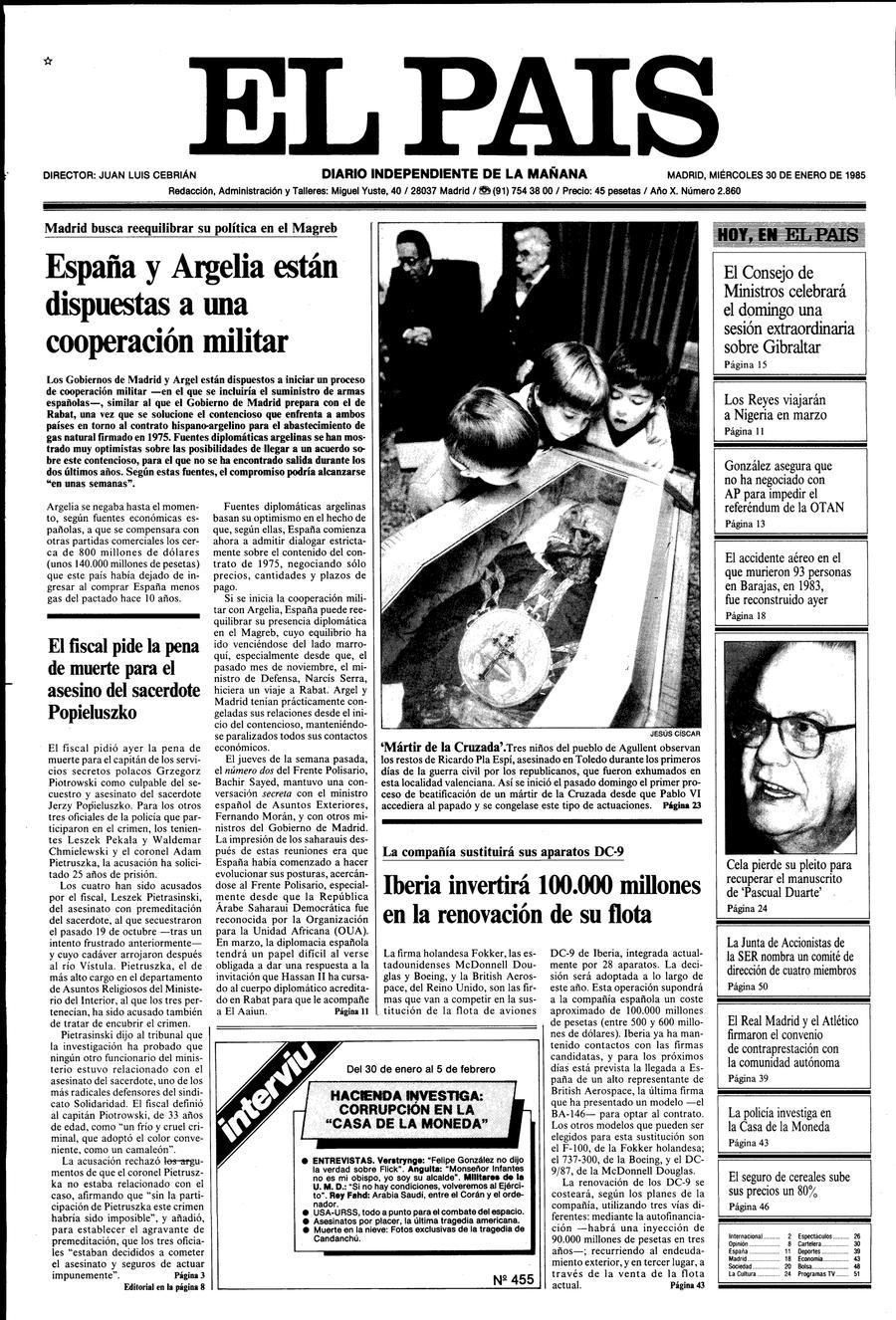 30 enero 1985