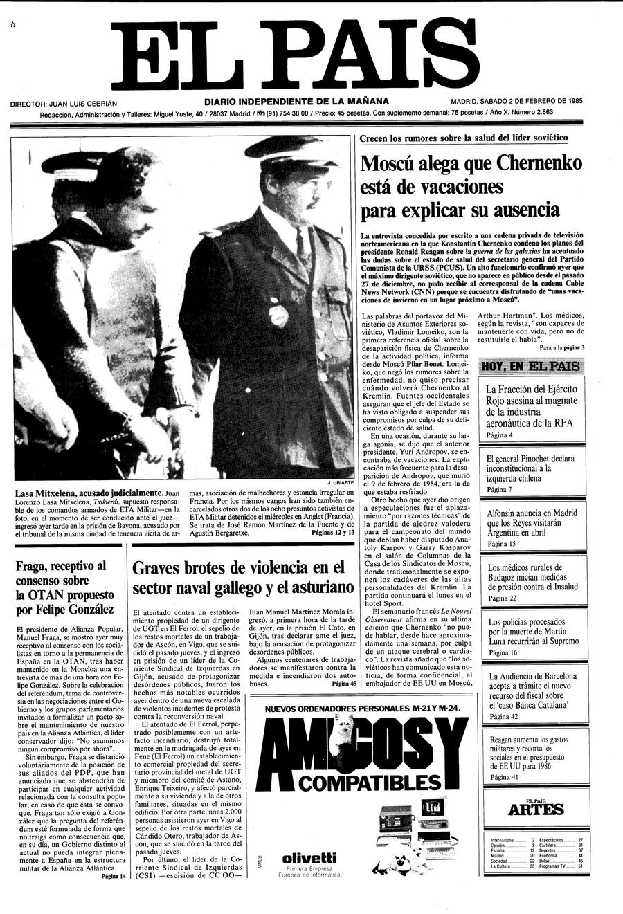 2 febrero 1985