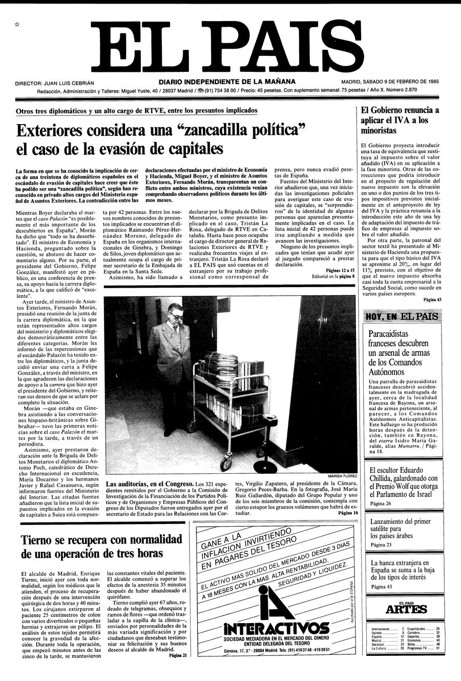 9 febrero 1985