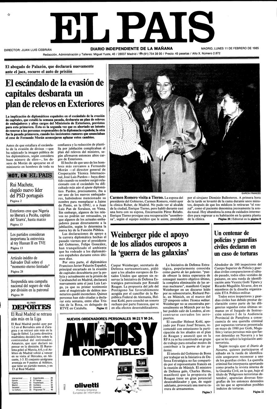 11 febrero 1985