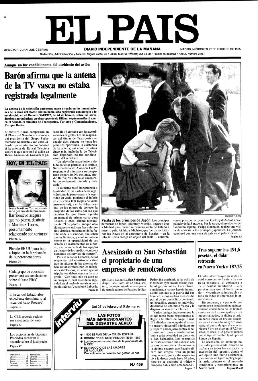 27 de Febrero de 1985