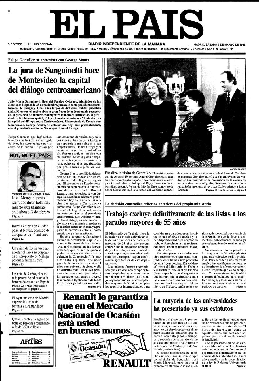 2 de Marzo de 1985