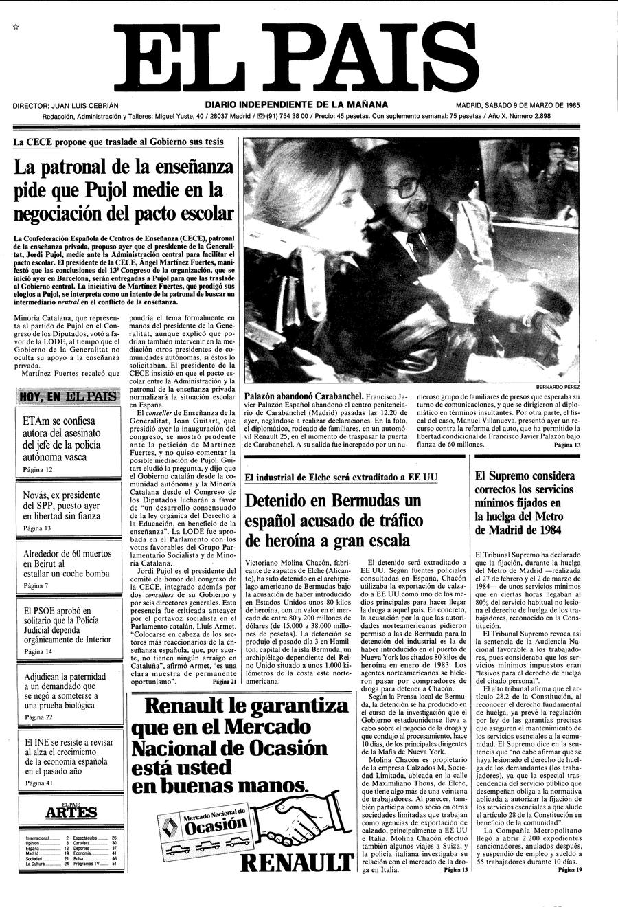 9 de Marzo de 1985