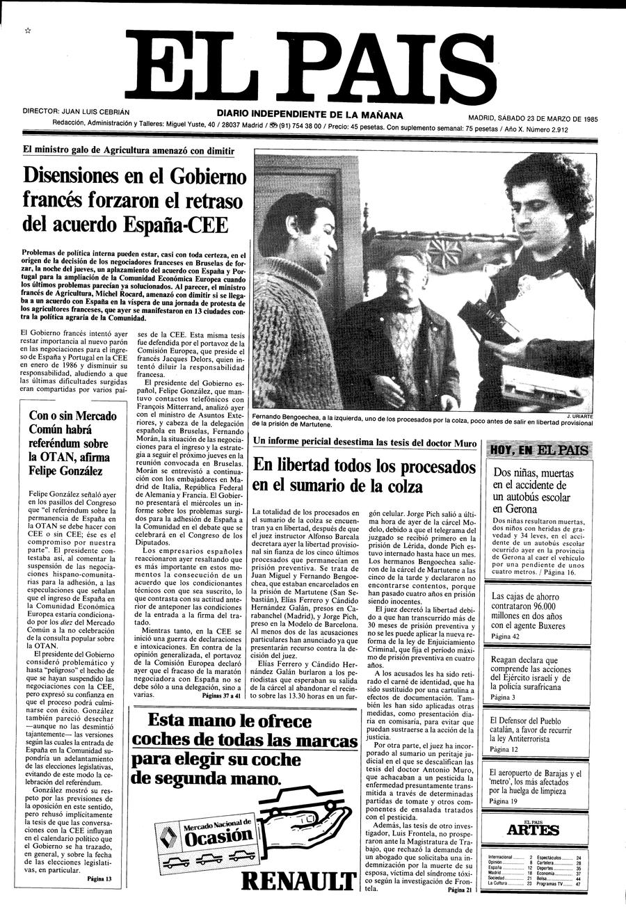 23 de Marzo de 1985