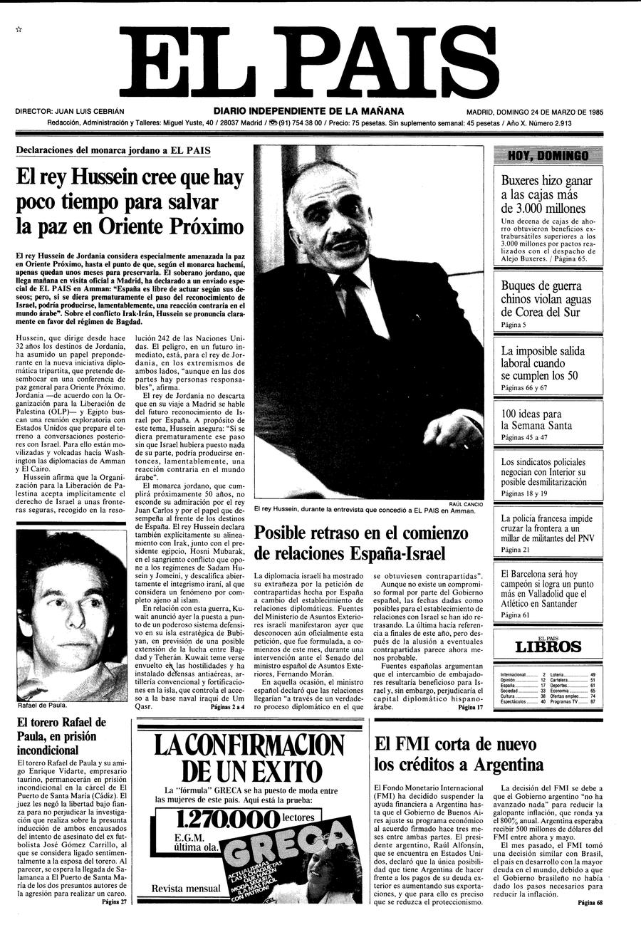 24 de Marzo de 1985
