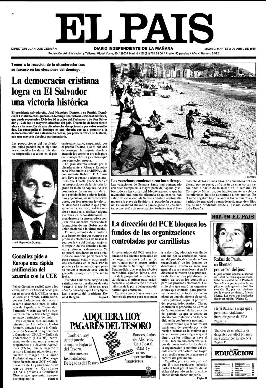 2 de Abril de 1985