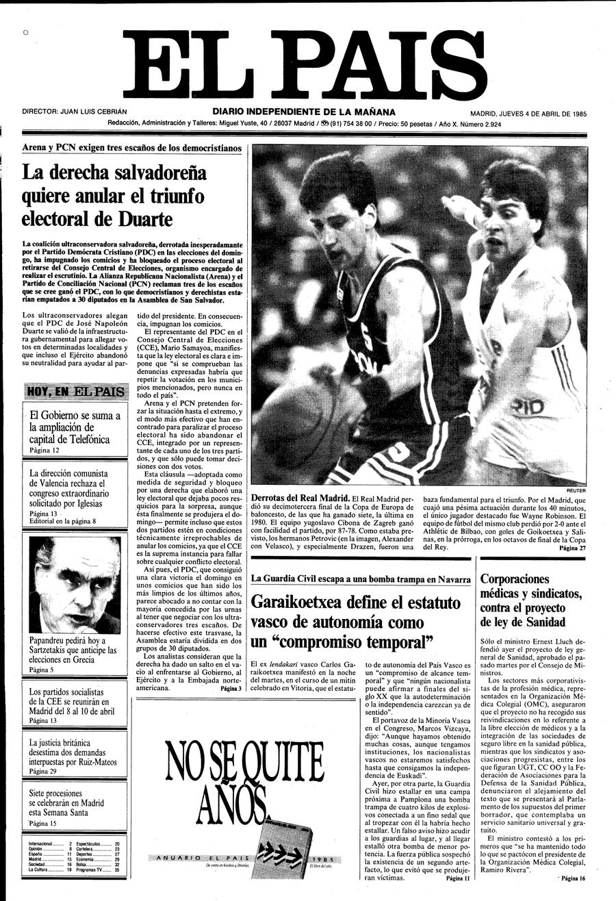 4 de Abril de 1985