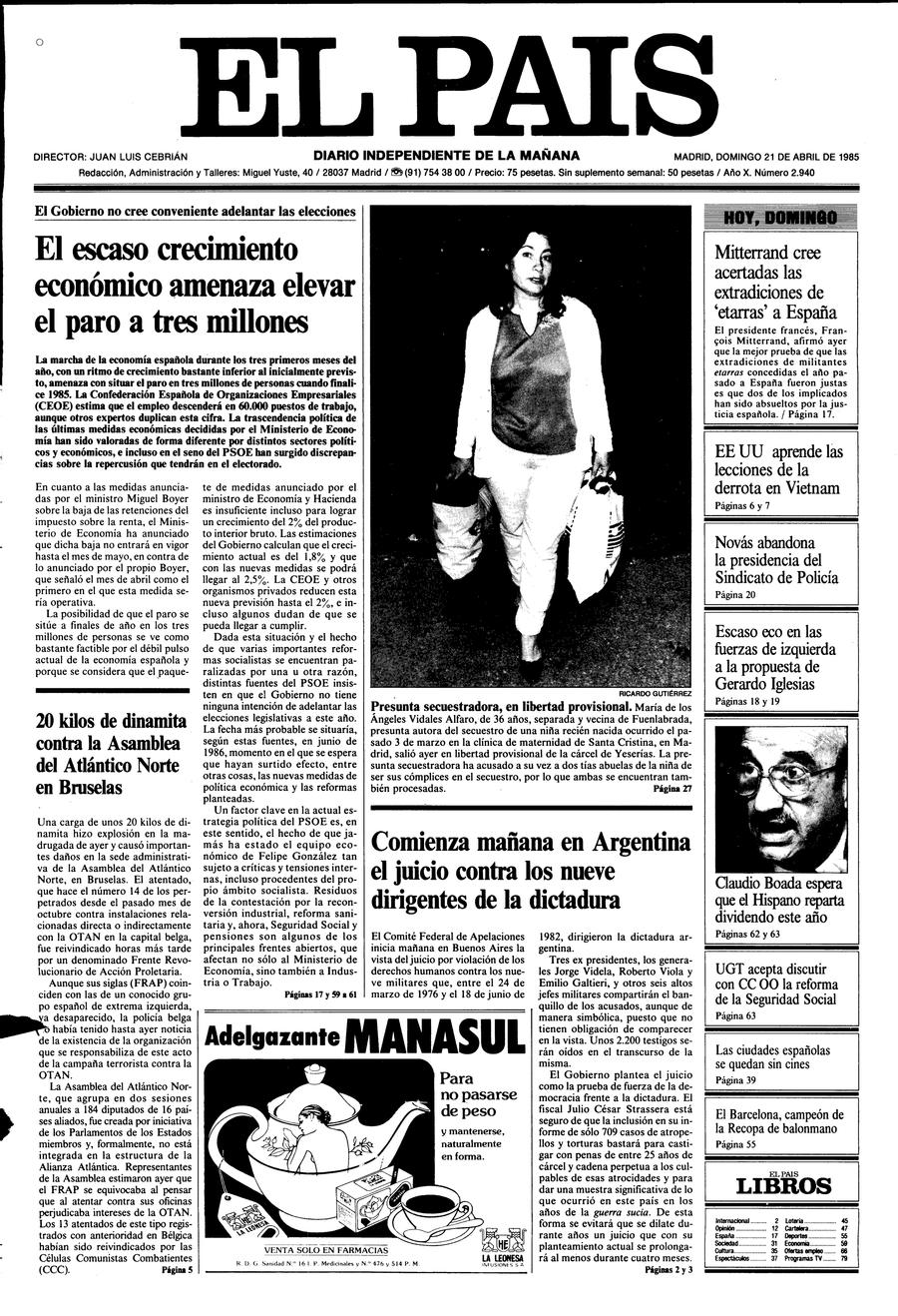 21 de Abril de 1985