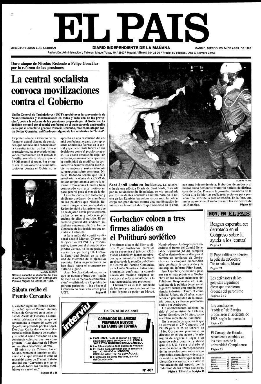 24 de Abril de 1985