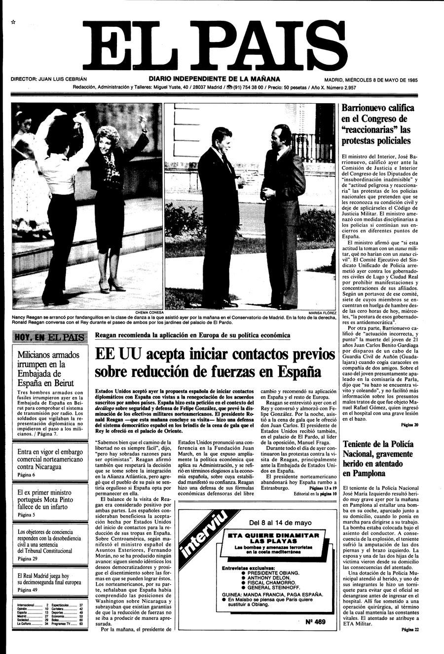 8 de Mayo de 1985