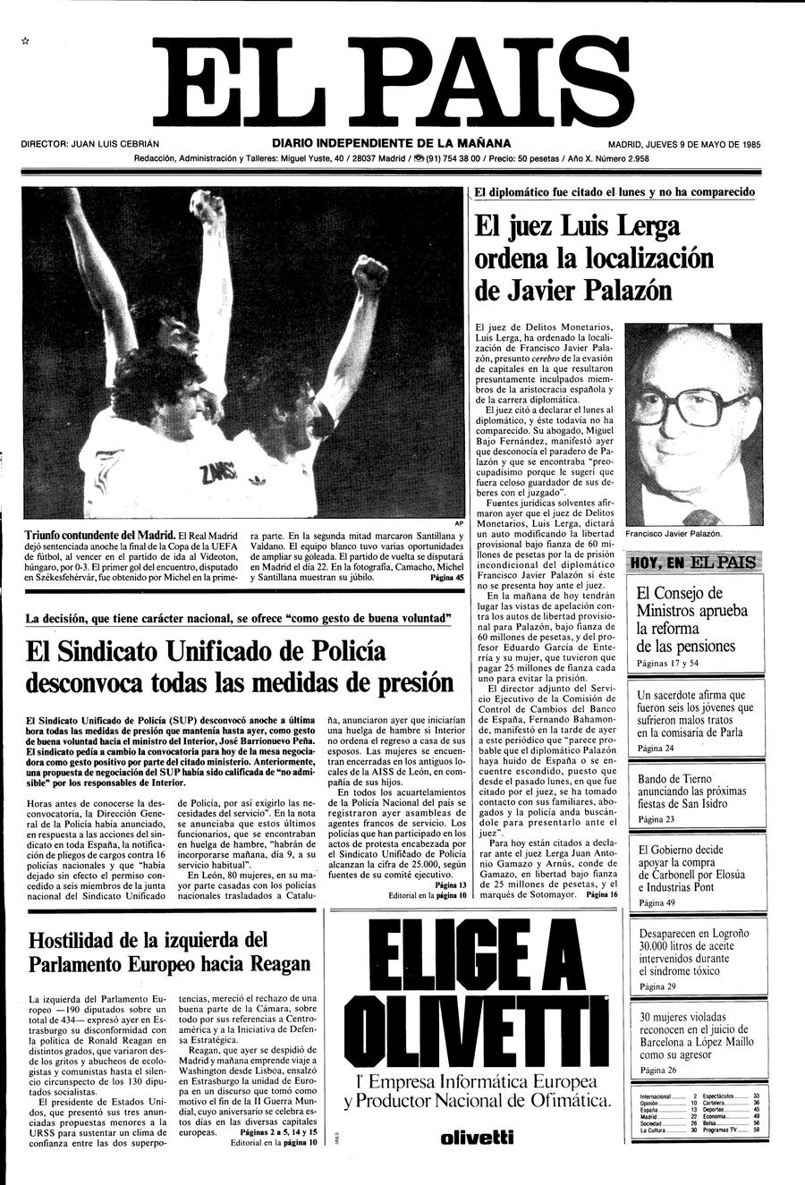 9 de Mayo de 1985