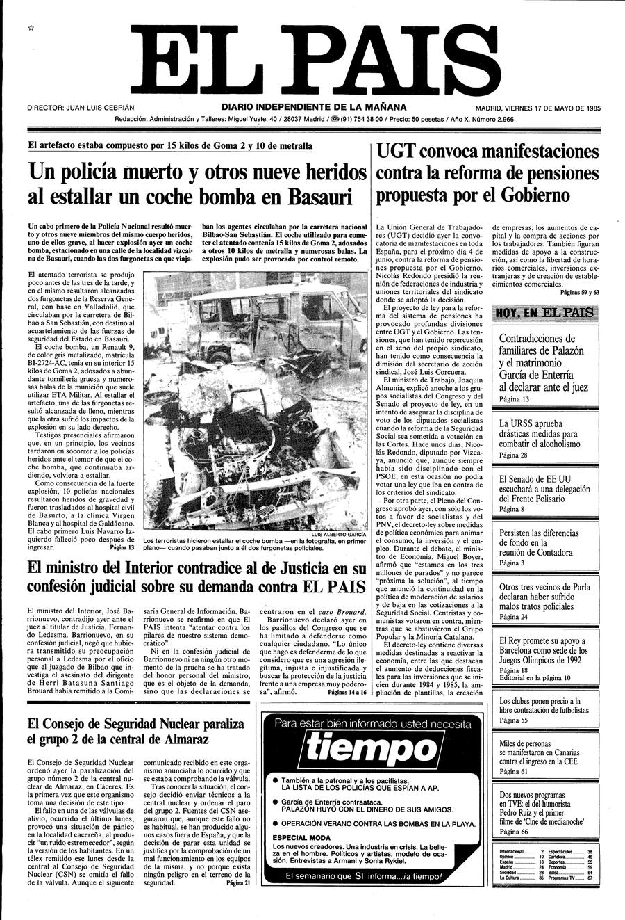 17 de Mayo de 1985