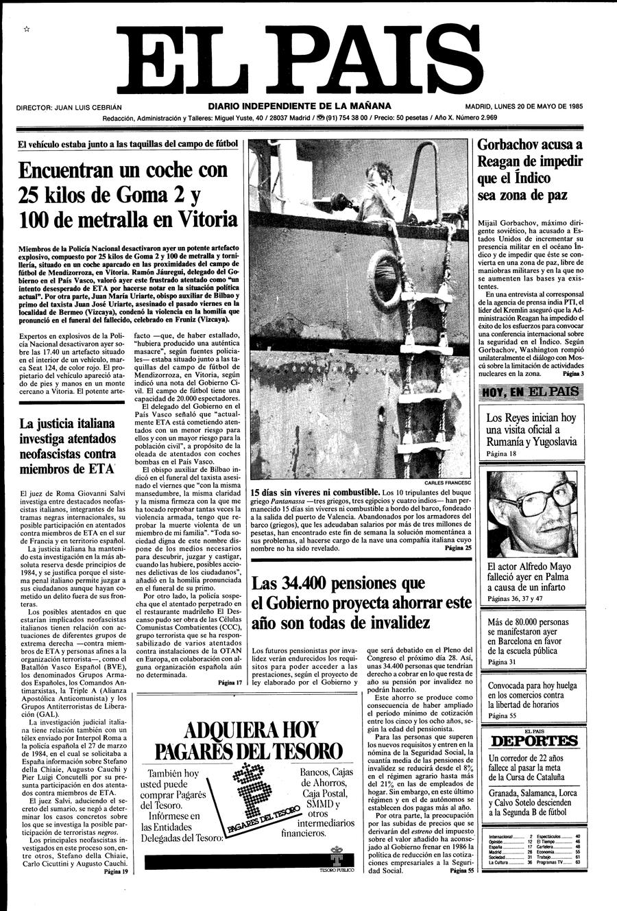 20 de Mayo de 1985