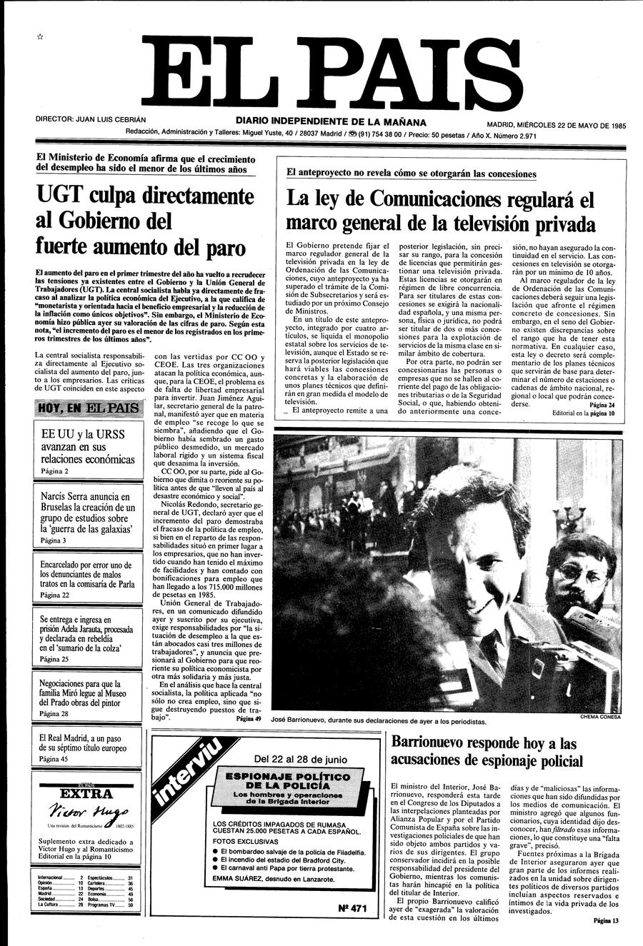 22 de Mayo de 1985