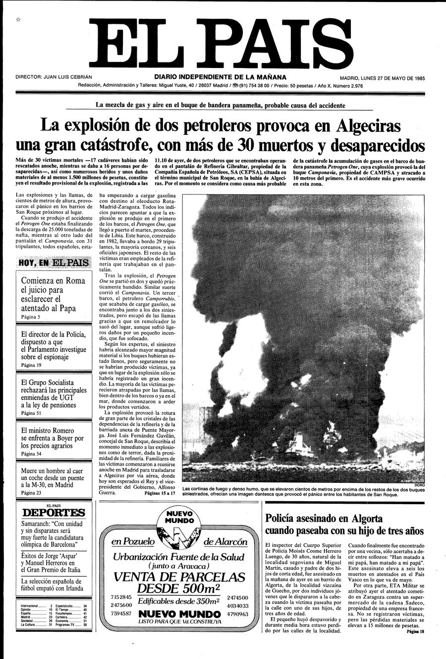27 de Mayo de 1985