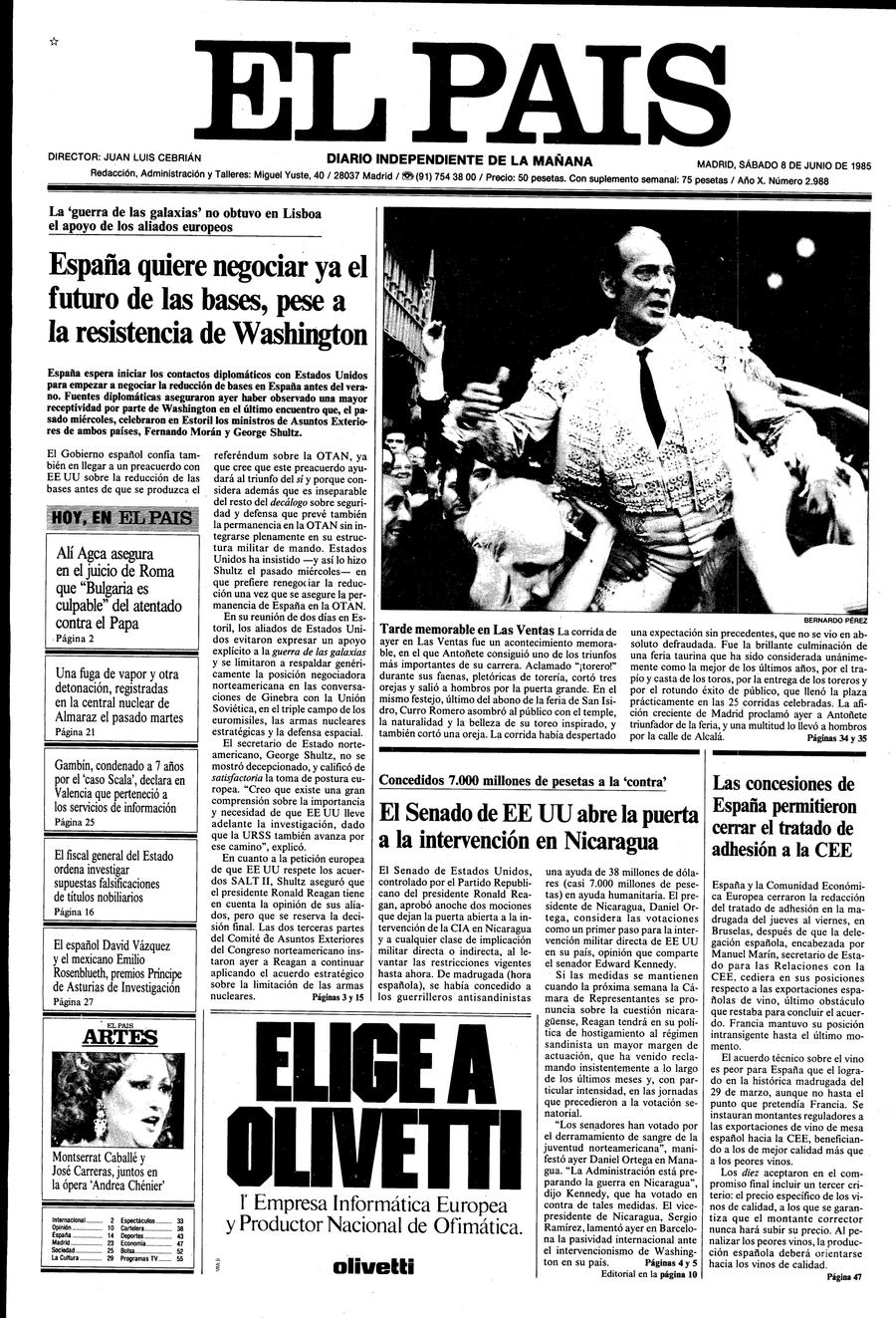 8 de Junio de 1985