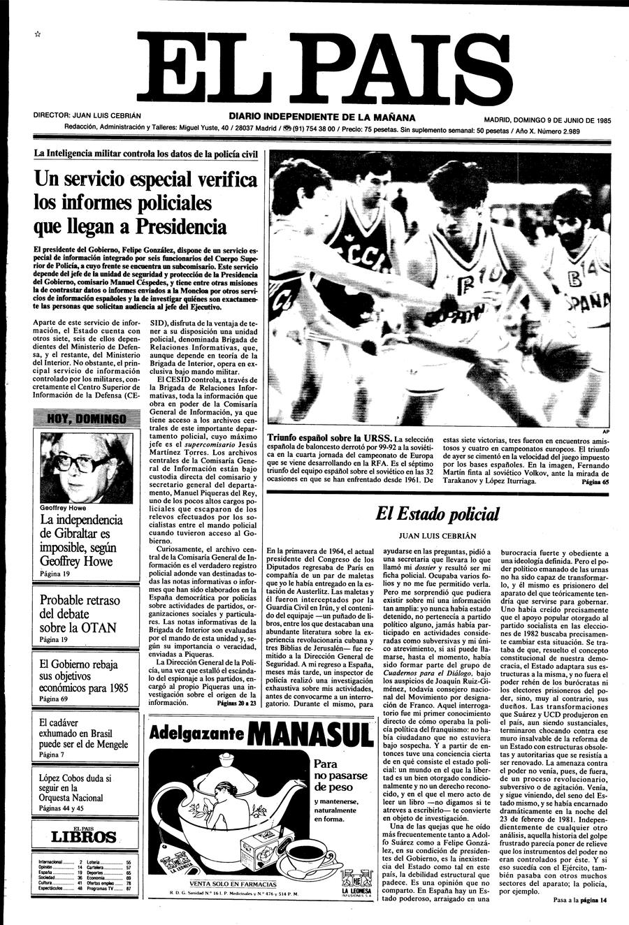9 de Junio de 1985