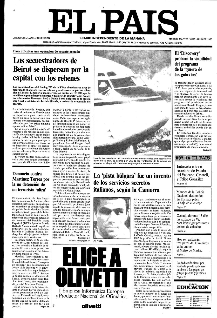18 de Junio de 1985