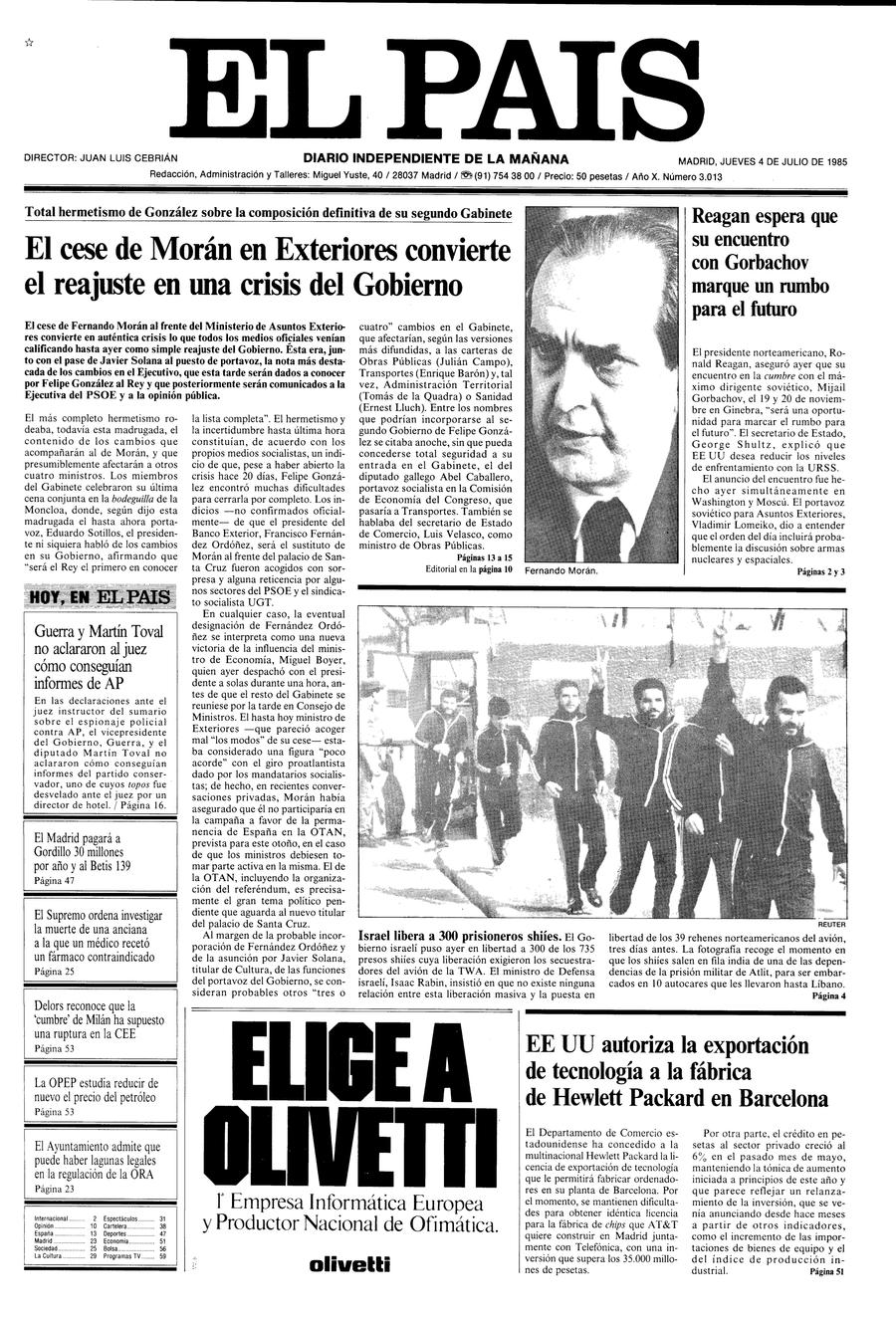 4 de Julio de 1985
